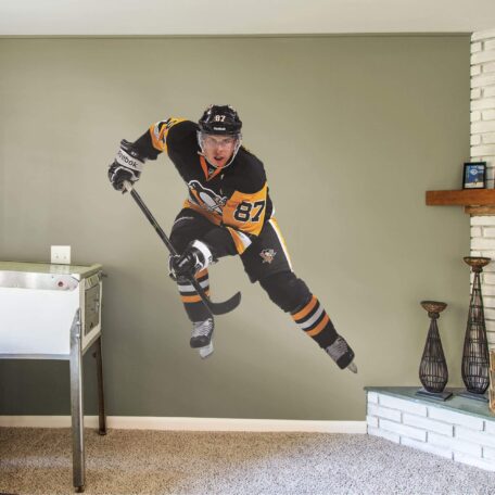 Sidney Crosby for Pittsburgh Penguins: Center - Officially Licensed NHL Removable Wall Decal 70.0"W x 67.0"H by Fathead | Vinyl