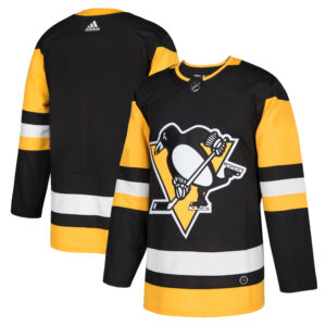 Men's adidas Black Pittsburgh Penguins Home Authentic Blank Jersey