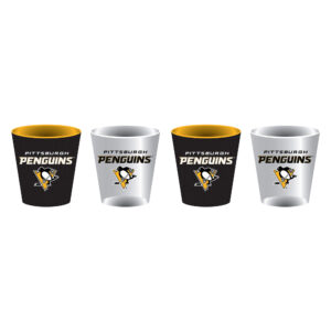 Pittsburgh Penguins Four-Pack Shot Glass Set